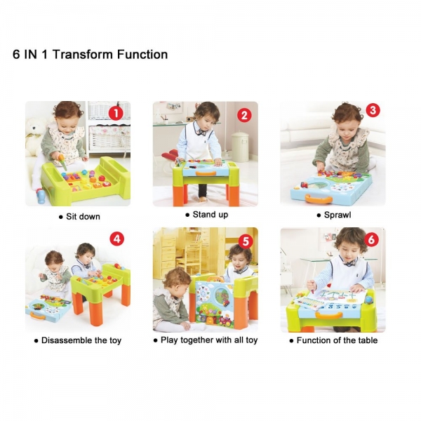 Centru de activitatii Masuta 6 in 1 Hola [7]