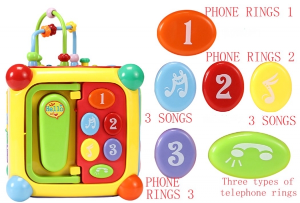 Cub bebe interactiv 8 in 1 cu Sortator Multifunctional  Goodway [5]