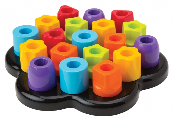 Joc de motricitate si sortator  Tots First Chunky Pegs [2]