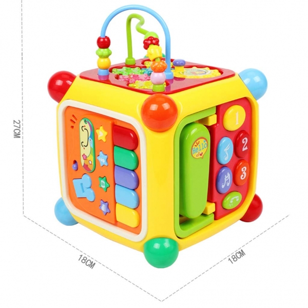 Cub bebe interactiv 8 in 1 cu Sortator Multifunctional  Goodway [8]