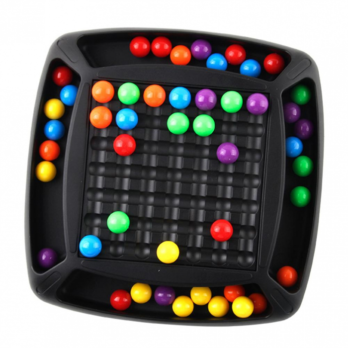 Joc de Societate Rainbow Ball Chess Game Board Asociere Culori [3]