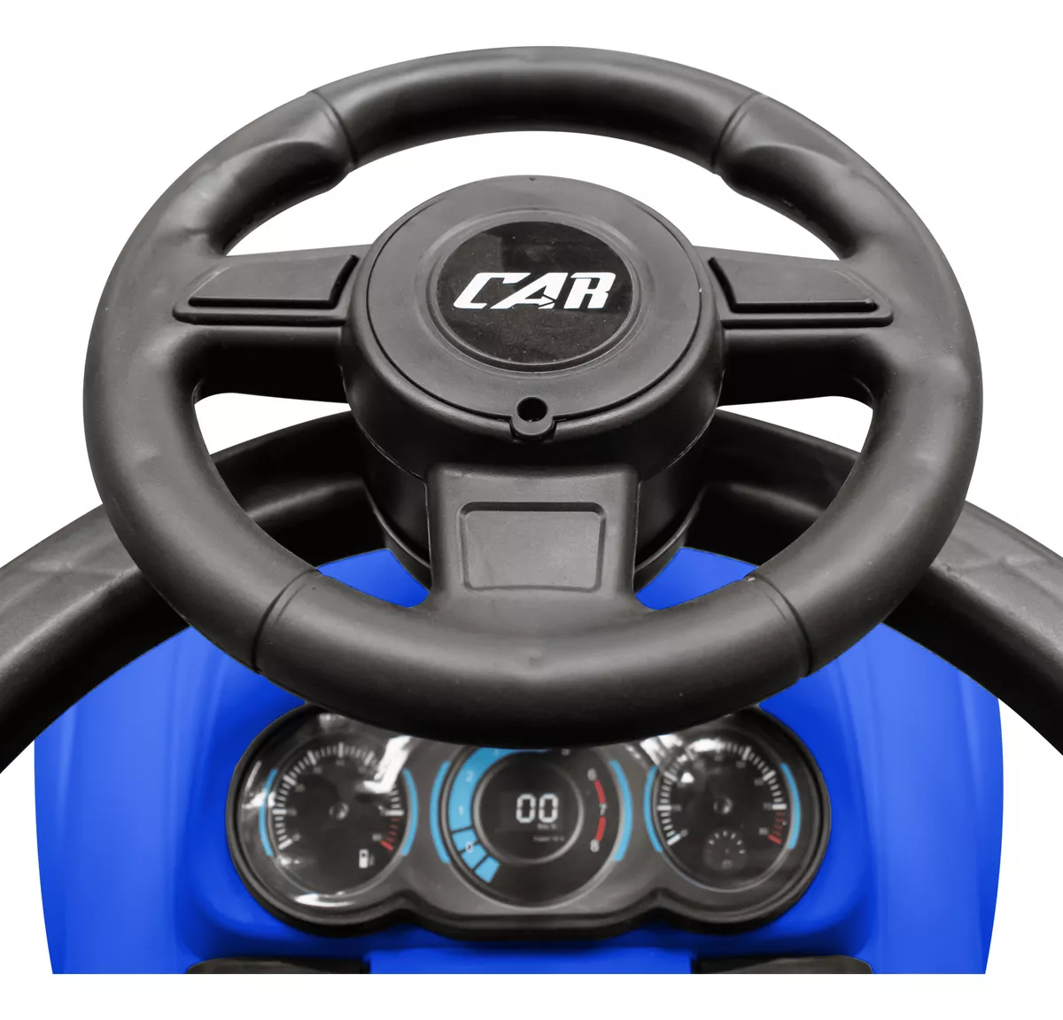 Masinuta Fara Pedale 3 in 1 cu Maner de Impins, Sunete Ride-On Albastru [2]