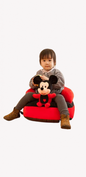 Fotoliu  plus Bebe cu spatar  sit up  Mickey sau Minnie Mouse [2]