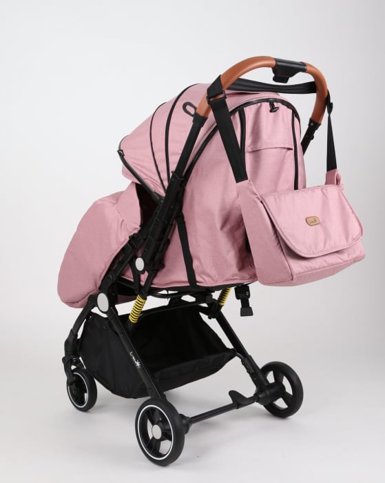 Carucior Sport Troller, pliabil, pozitie somn, 7 kg Roz [10]