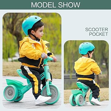 Bicicletă de Echilibru pentru Copii cu 3 roti [5]