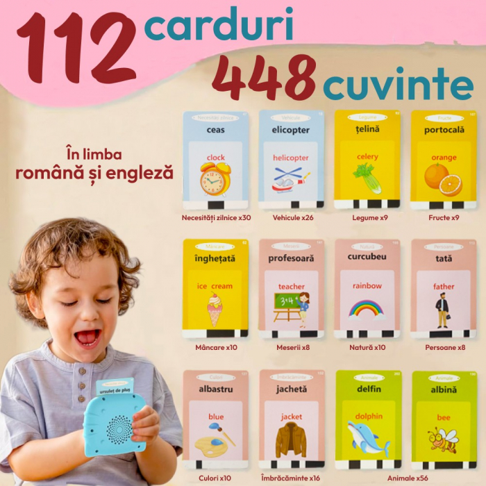 Cititor carduri copii Limba Romana si Engleza [3]