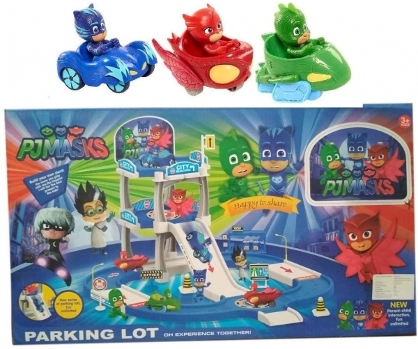 Jucarie Parcare Masinute  Cars - Eroii in Pijama [2]