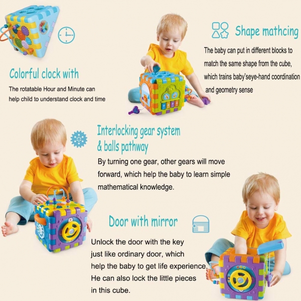 Casuta Multifunctionala Play House Activity Huanger [5]
