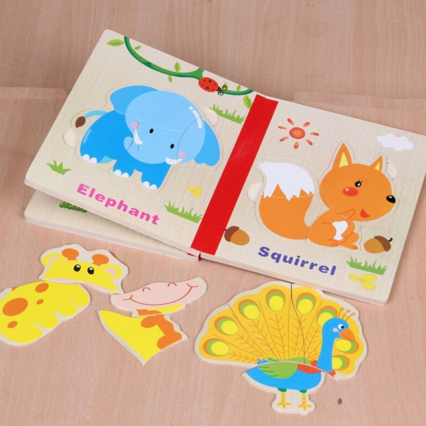 Carte Puzzle Copii din Lemn [8]