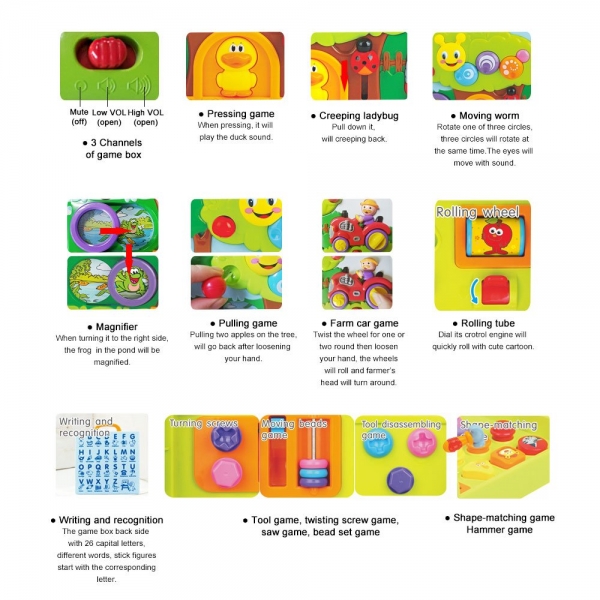 Centru de activitatii Masuta 6 in 1 Hola [4]