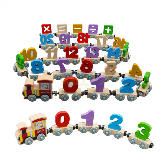 Tren Educativ Magnetic: Numere și Operațiile Matematice [3]