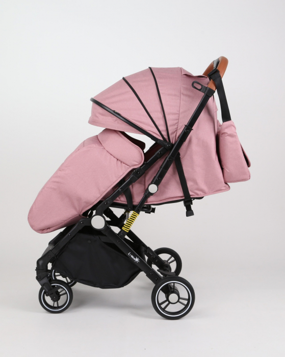 Carucior Sport Troller, pliabil, pozitie somn, 7 kg Roz [4]
