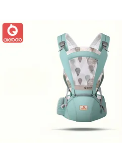 Marsupiu Ergonomic cu Scaunel Turcoaz Aiebao [1]