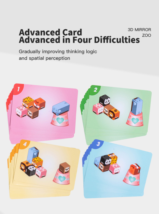 3D Mirror Zoo Battle — Joc Logic Spatial cu Animale [8]