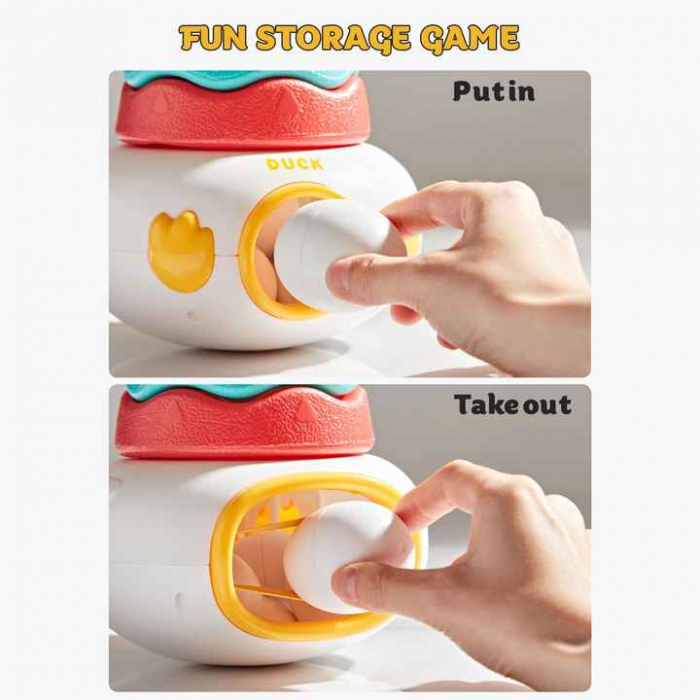 Set 3 in 1 Oua de Rata - Joc Montessori de Potrivire si Sortare pentru Bebelusi [5]