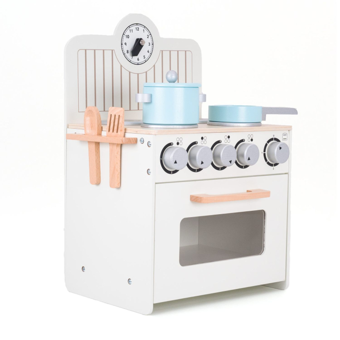 Bucatarie Jucarie Little Chef Lemn  cu Cuptor si Accesorii [2]