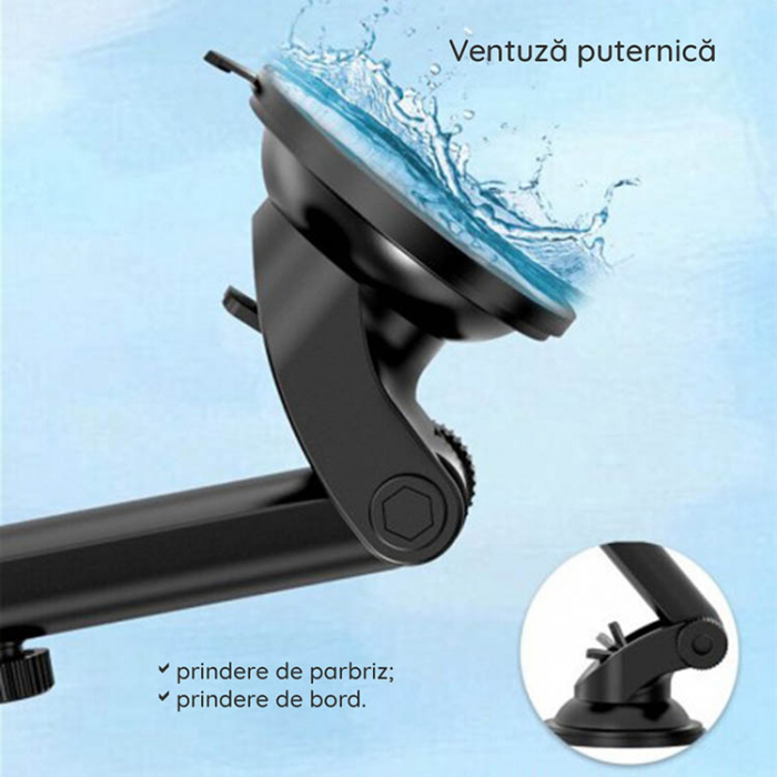 Suport Telefon de Masina 2 in 1 Yesido  Wireless Charging [10]