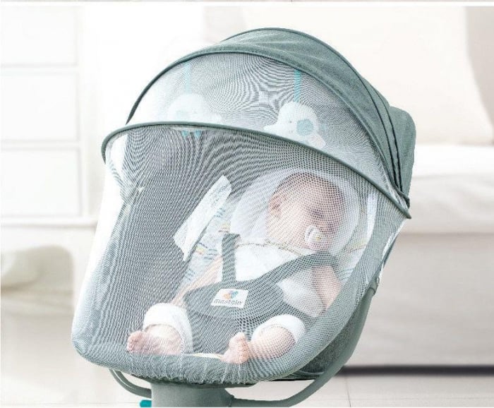 Balansoar Electric Multifuncțional 3 în 1 cu Bluetooth și Telecomandă Verde [3]