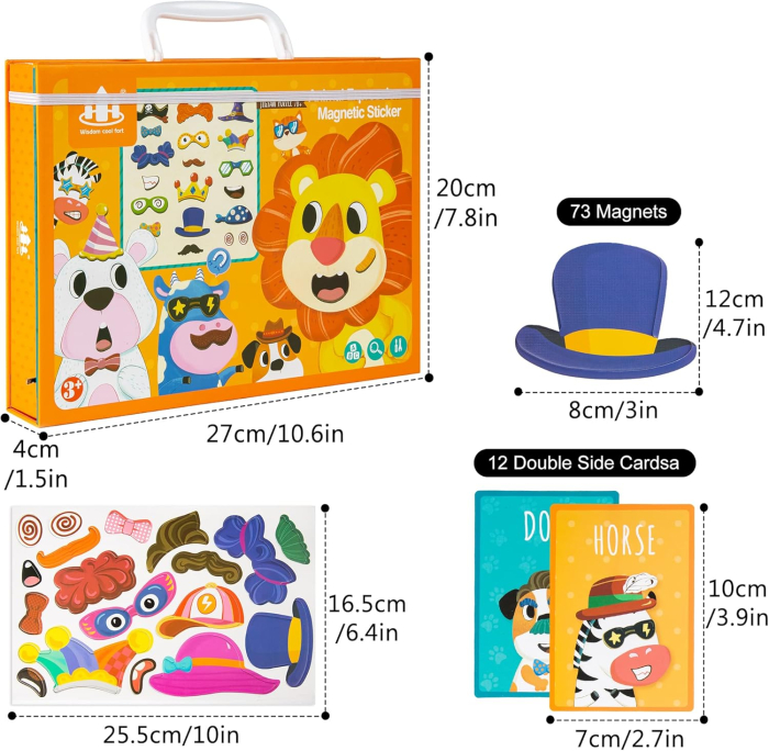 Valiza Magnetica Activitati pentru Copii – Joc Educativ Portabil [6]