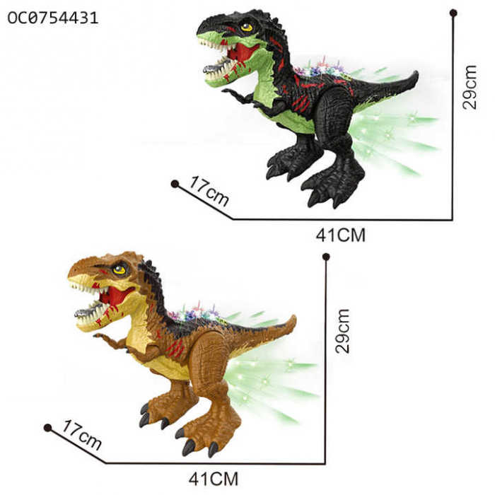 Dinozaur T-Rex cu Telecomanda - Rotire 360°, Lumini si Sunete [3]