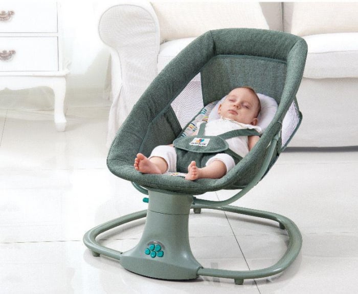 Balansoar Electric Multifuncțional 3 în 1 cu Bluetooth și Telecomandă Verde [7]