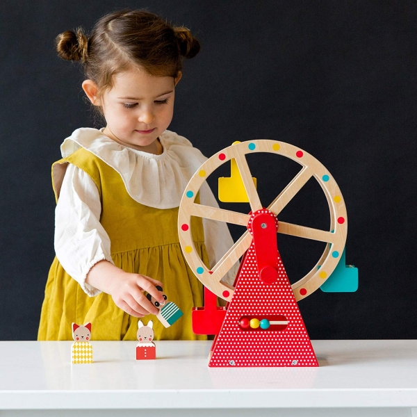 Jucarie de lemn Roata Ferris [6]