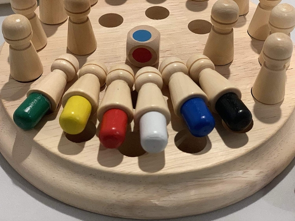 Joc din lemn Memorie CHESS -Joc din lemn cu Pioni [3]