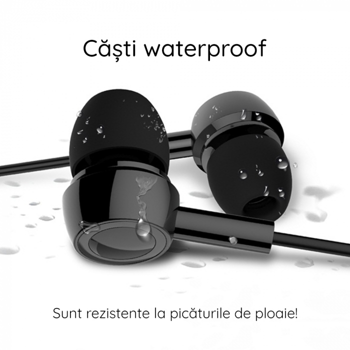 Casti de Urechi cu fir si microfon USAMS In-ear Plastic Earphone [4]