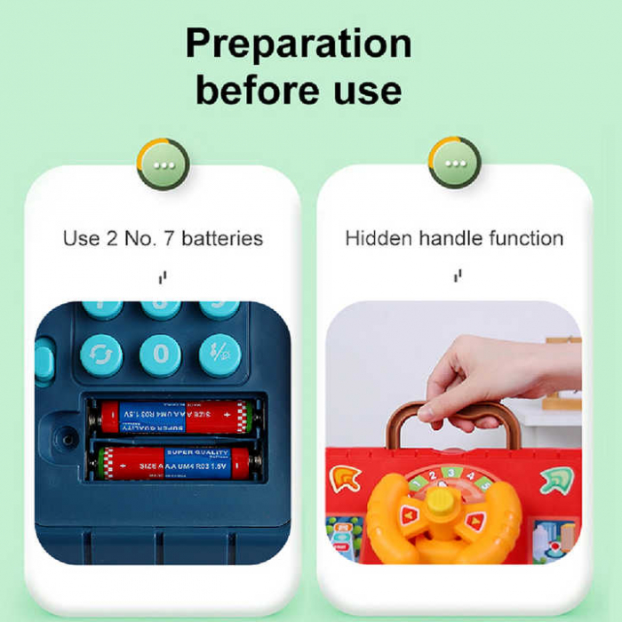 Casuta Multifunctionala cu Sunete – Jucarie Educativa 8 in 1 pentru Copii [2]