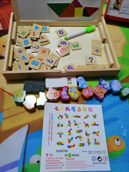 Tabla de Scris din Lemn 2 in 1 [5]