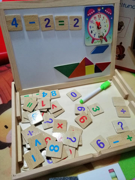 Tabla de Scris din Lemn 2 in 1 [4]