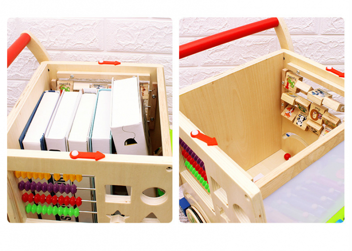 Antepremergator din Lemn Montessori 12 Functii Masinuta [12]
