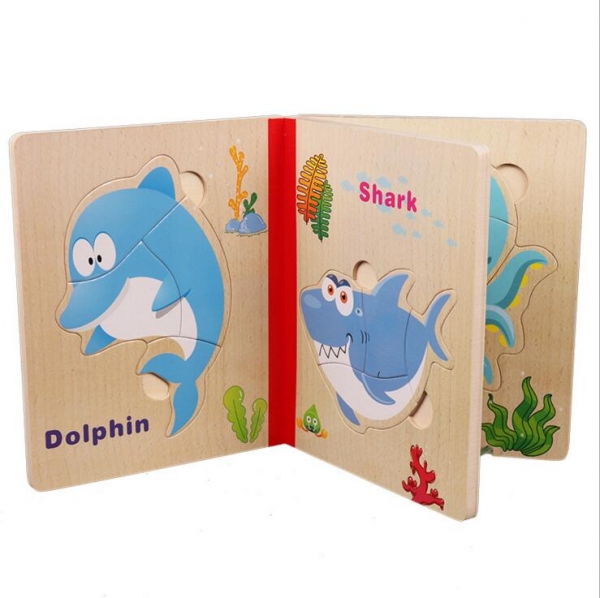 Carte Puzzle Copii din Lemn [3]
