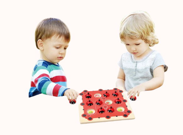 Joc de Memorie din Lemn Ladybug Joc de Memorie Buburuza [9]