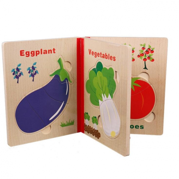 Carte Puzzle Copii din Lemn [2]