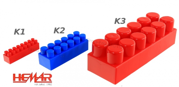 Cuburi tip Lego Cub K2 HEMAR 160 piese [2]