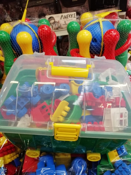 Set Cutie tip troler Cuburi de construit Hemar 180 piese  k2 [2]