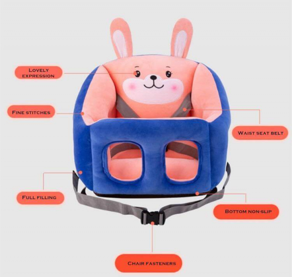 Scaun bebelusi portabil din plus - Inaltator scaun din plus pentru Bebe [6]
