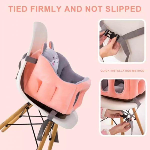 Scaun bebelusi portabil din plus - Inaltator scaun din plus pentru Bebe [4]