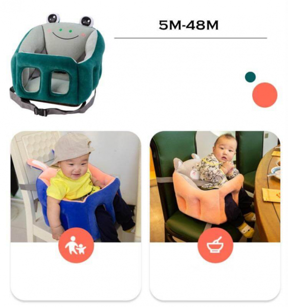 Scaun bebelusi portabil din plus - Inaltator scaun din plus pentru Bebe [6]