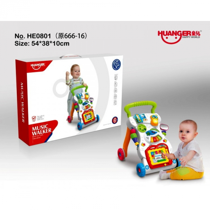 Antepremergator Bebe cu tablita de scris 3 in 1 [3]