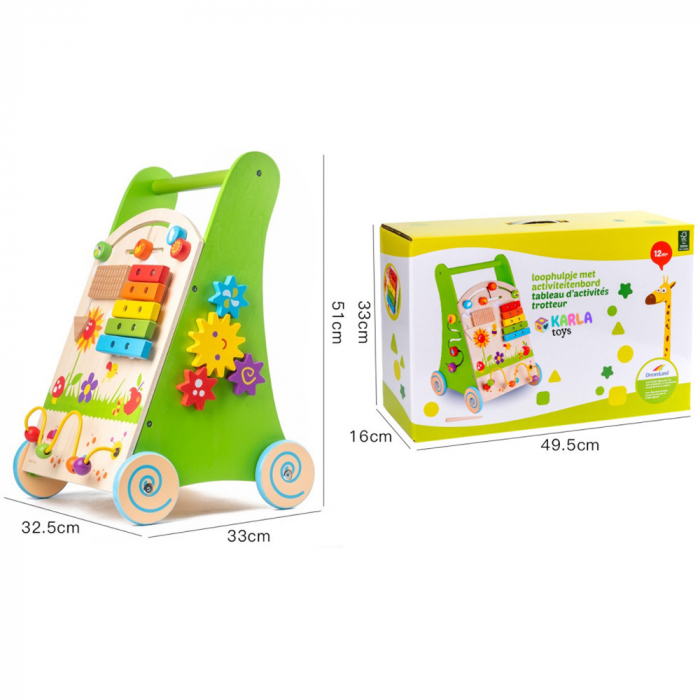 Antepremergator cu Activitatii Montessori din lemn [5]