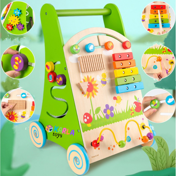 Antepremergator cu Activitatii Montessori din lemn [3]