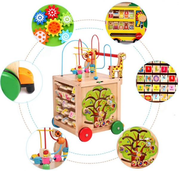 Antepremergator din Lemn Montessori 6 in 1 [2]