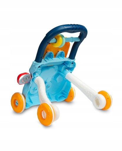 Antepremergator Albastru Bebe cu Tabla de Scris si Jucarii Detasabile [3]