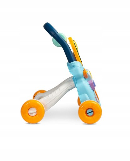 Antepremergator Albastru Bebe cu Tabla de Scris si Jucarii Detasabile [4]