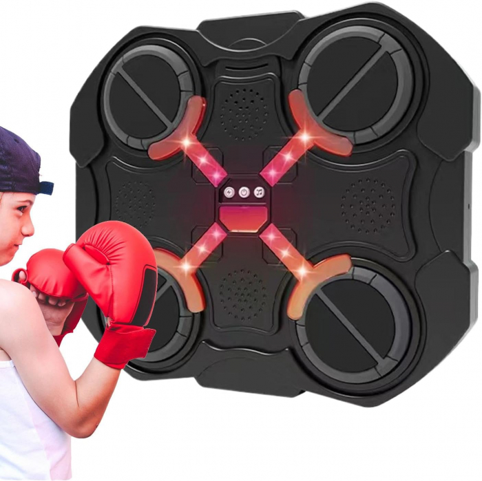Aparat de Box Muzical cu LED Tactil – Fitness Interactiv pentru Acasa, Birou sau Sala [3]