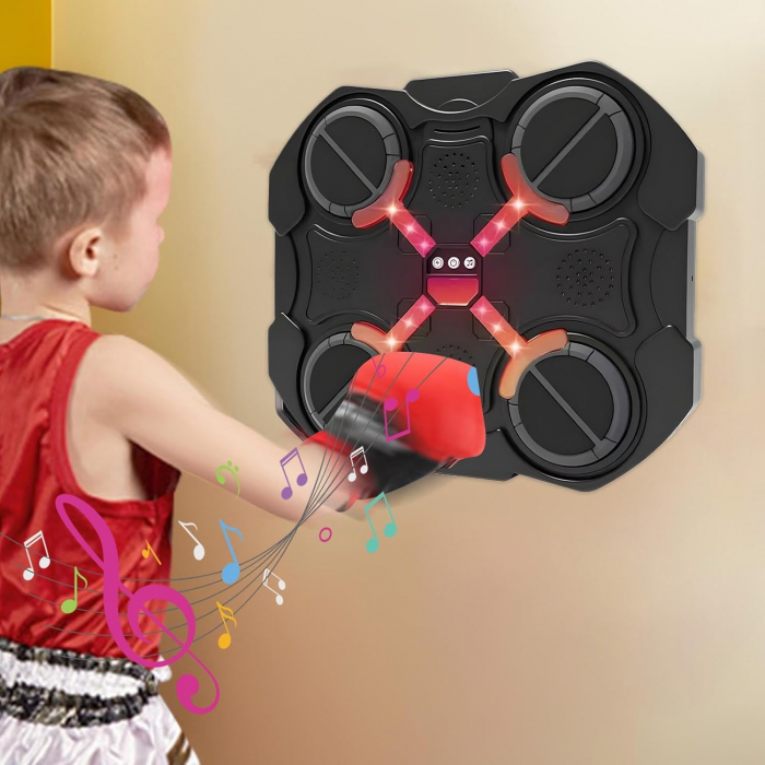 Aparat de Box Muzical cu LED Tactil – Fitness Interactiv pentru Acasa, Birou sau Sala [4]