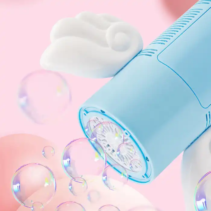 Aparat de facut bule Heart Bubble Maker – Lumina & Muzica pentru Copii [3]