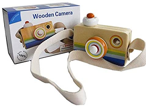 Aparat foto din lemn copii - Camera foto din lemn de jucarie [4]